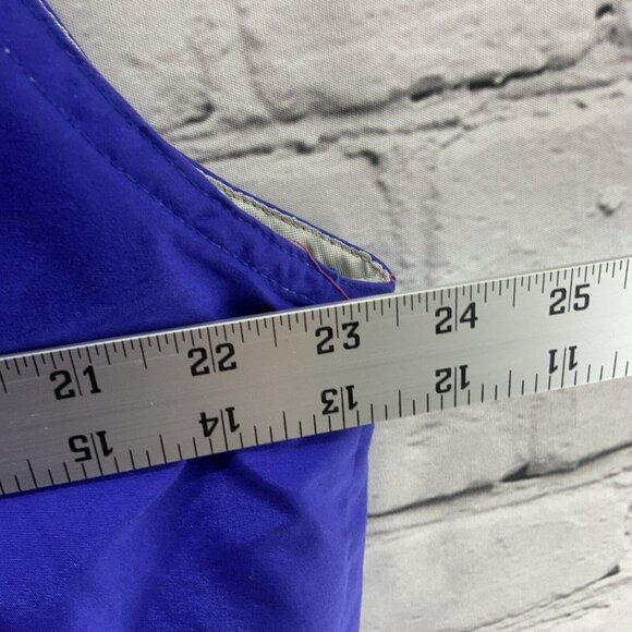 Marker Vest Sz L Vintage 90’s Cold Weather Color Block Purple - Picture 9 of 10
